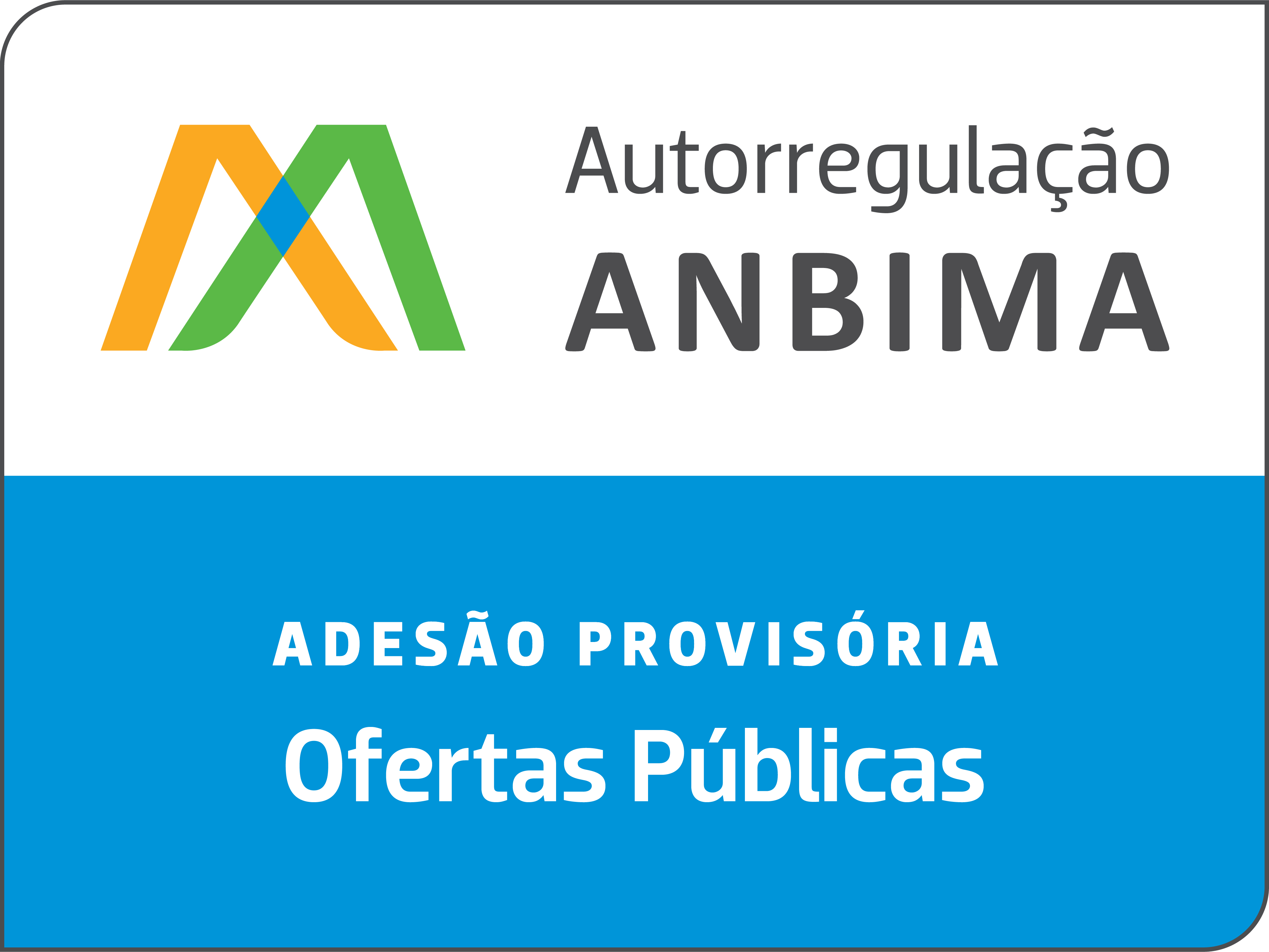 Adesão provisória Ofertas Públicas Anbima