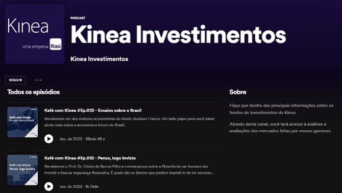 Podcast Kinea - Kinea Investimento