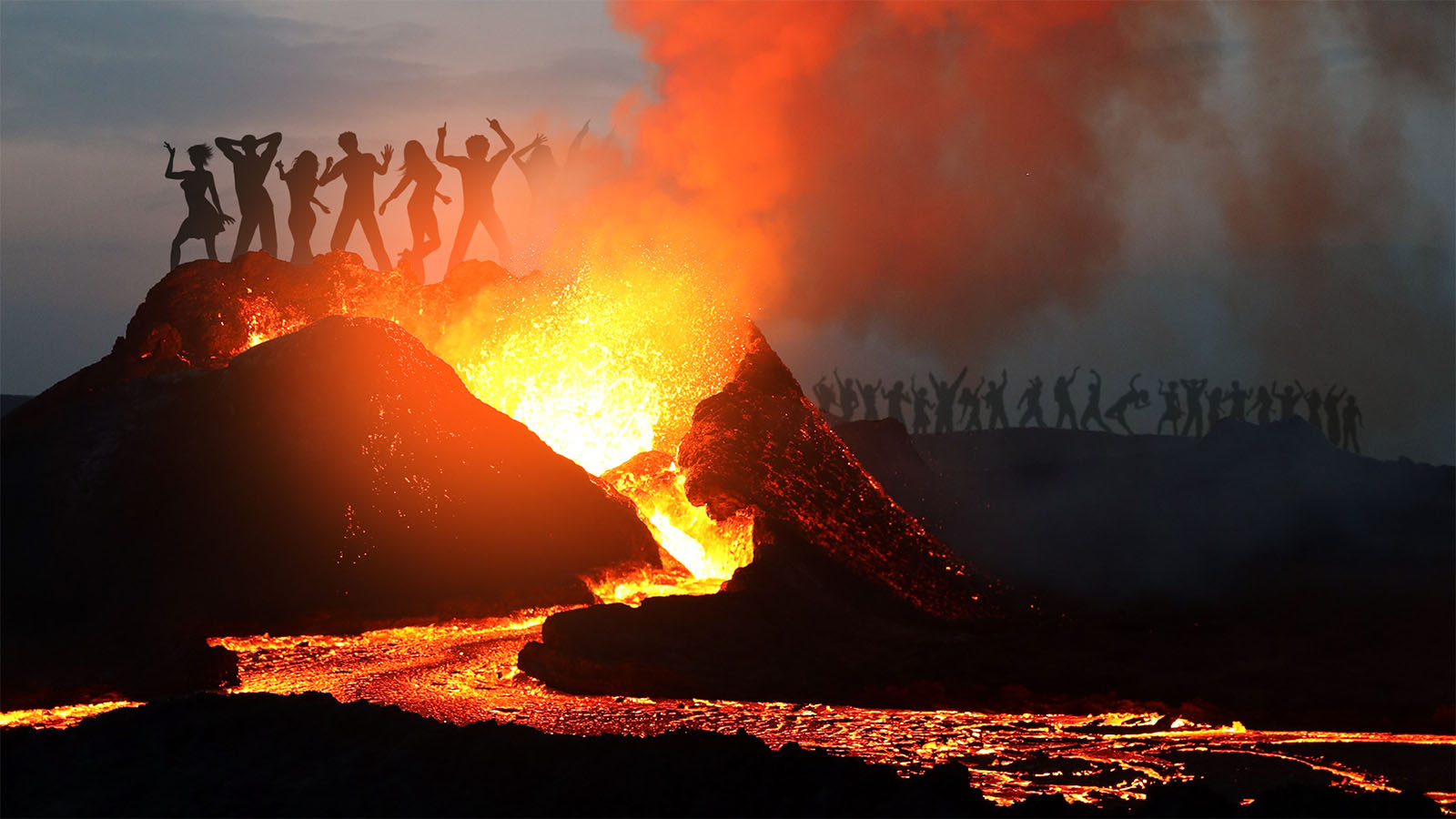 Dançando na boca do vulcão